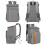 Lightweight, waterproof, insulated 20 liter black backpack 2