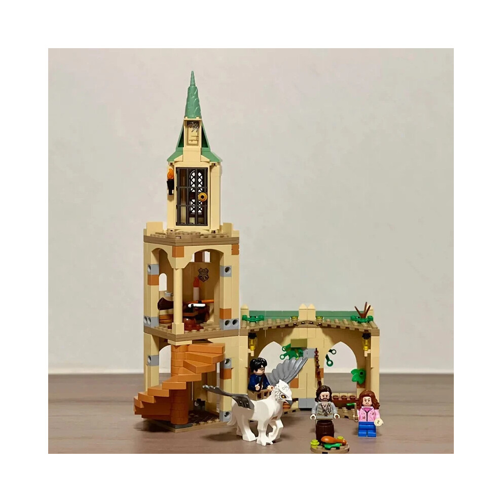 Harry Potter Hogwarts Courtyard Sirius Rescue Copy Of Lego Set 76401 Building Kit Super Hero