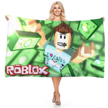 (70x140CM, 6) Roblox Towel Adult Children's Beach Towel Bath Towel Superfine Fiber Towels Bathroom 3d Digital Printing Rectangular Beach Towel