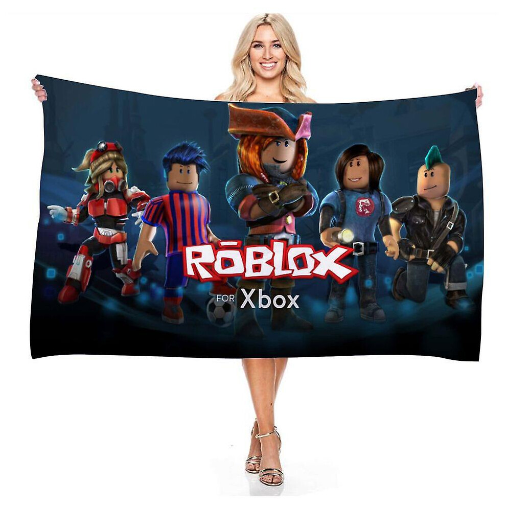 (140x180CM, 3) Roblox Towel Adult Children's Beach Towel Bath Towel Superfine Fiber Towels Bathroom 3d Digital Printing Rectangular Beach Towel-image-OPC-PFWKF9P-NEW