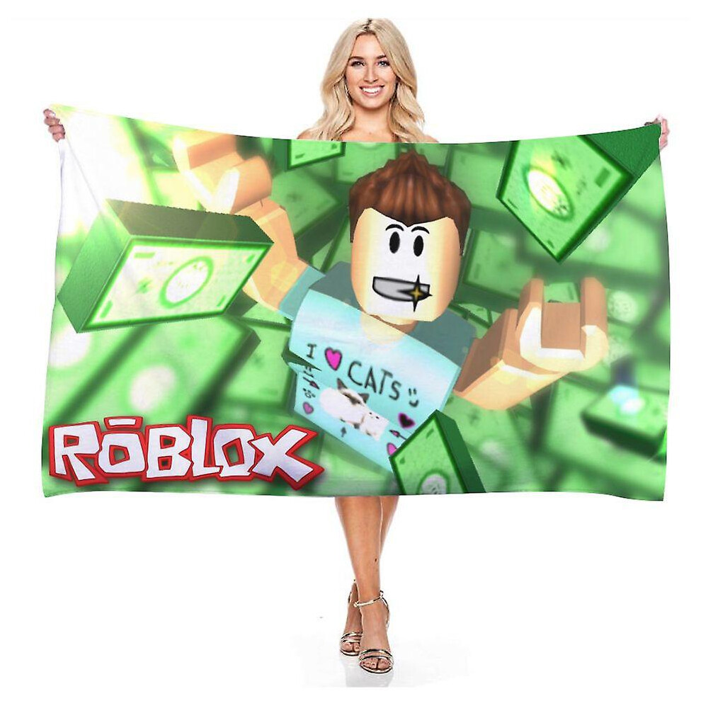 (140x180CM, 6) Roblox Towel Adult Children's Beach Towel Bath Towel Superfine Fiber Towels Bathroom 3d Digital Printing Rectangular Beach Towel-image-OPC-PFWKF9V-NEW