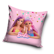 Barbie Doll Princess Cushion Cover/Pillowcase 40 x 40 cm Soft Velour