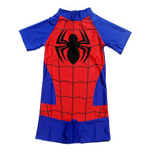(Spiderman - B, 3-4 Years) Kids Boys 3d Swimsuit The Avengers Superhero One-piece Jumpsuit Swimwear