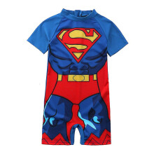 (Superman, 3-4 Years) Kids Boys 3d Swimsuit The Avengers Superhero One-piece Jumpsuit Swimwear