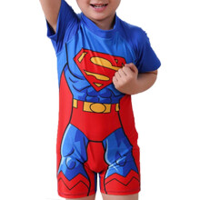 (Superman, 6-8 Years) Kids Boys 3d Swimsuit The Avengers Superhero One-piece Jumpsuit Swimwear