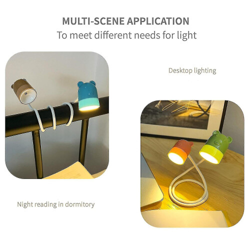 (C) Led Neck Reading Light For Reading In Bed,flexible Arms For Reading 2