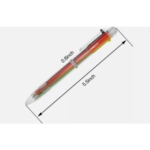 6-in-1 Retractable Ballpoint Pens Multicolor Pens for Office School