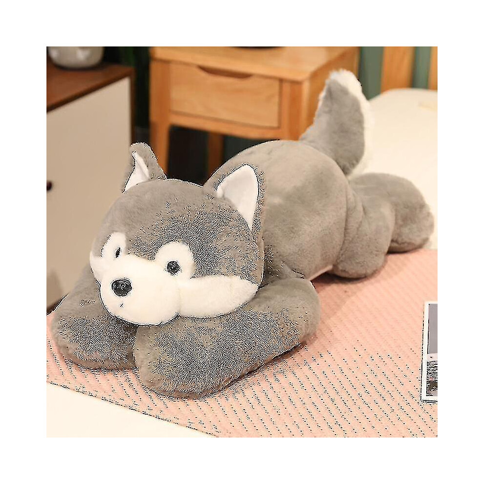 (50cm, husky) Weighted Anxiety Dinosaur Plush Toy Row Pillow Cute Dinosaur Stuffed Animals Doll For Boys Girls Gift-n_p