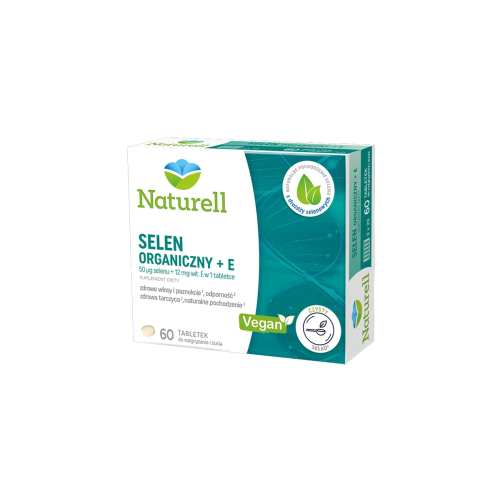 Naturell Organic Selenium + E, 60 chewable tablets