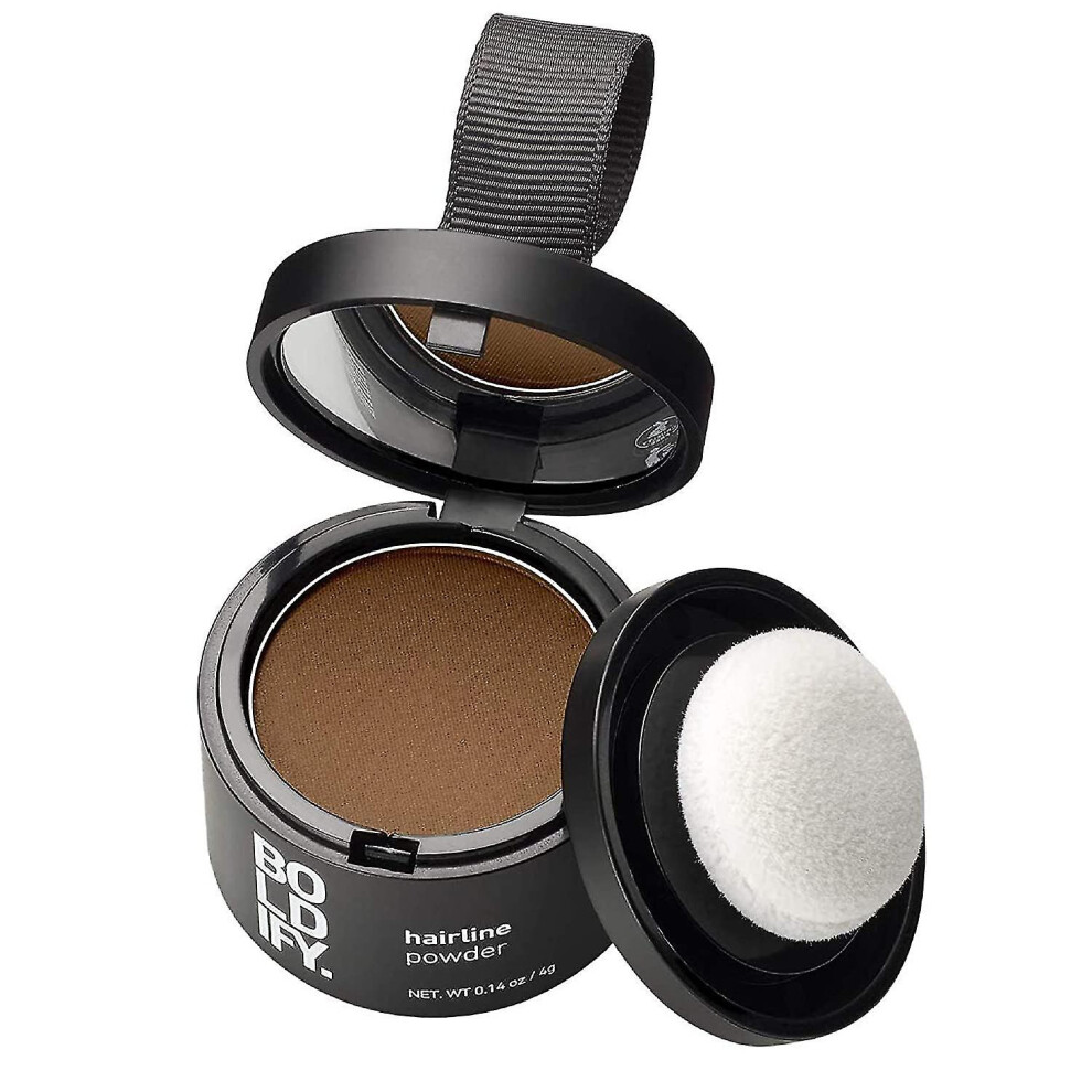 Light/Brown ( Brown) Hairline Powder (Auburn) Instantly Conceals Hair Loss And Fills In Receding Hairlines, Bald Spots