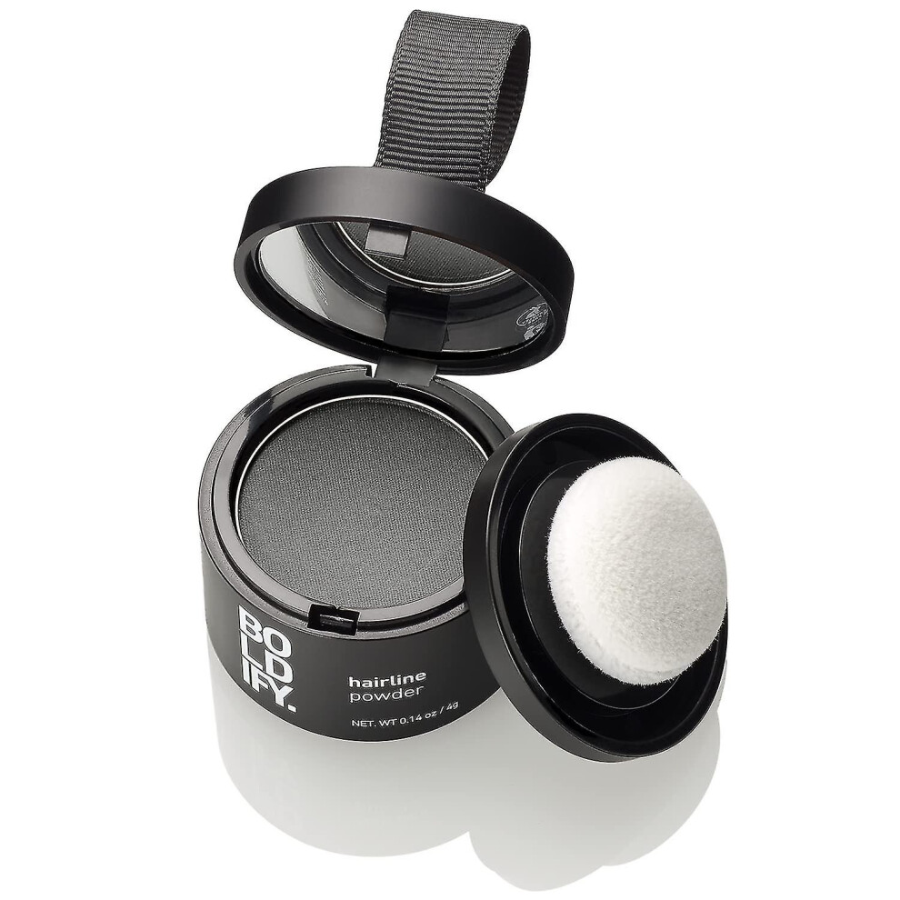 Grey (Grey) Hairline Powder (Auburn) Instantly Conceals Hair Loss And Fills In Receding Hairlines, Bald Spots