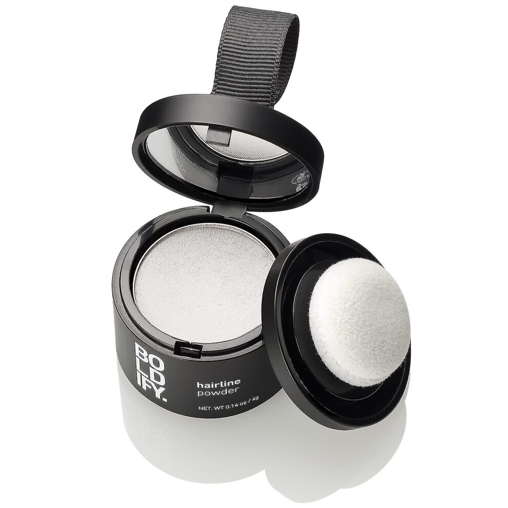 White (White) Hairline Powder (Auburn) Instantly Conceals Hair Loss And Fills In Receding Hairlines, Bald Spots