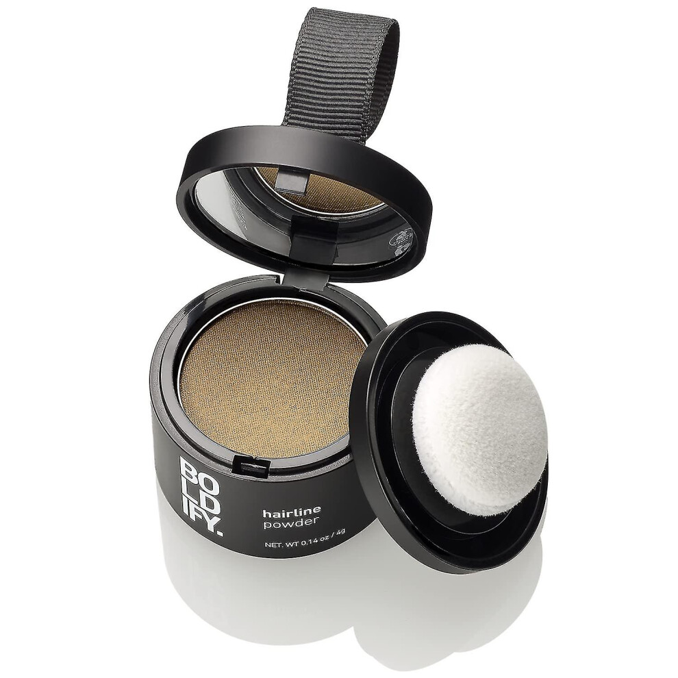 Dark ( Blonde) Hairline Powder (Auburn) Instantly Conceals Hair Loss And Fills In Receding Hairlines, Bald Spots