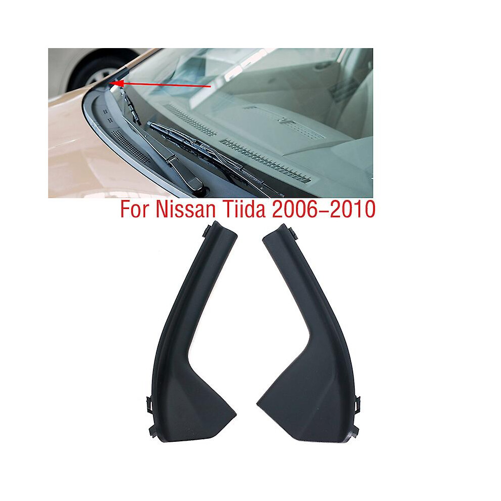 2Pcs For Lhd For Nissan Tiida 2006-2010 Front Windshield Wrap Corner Trim Wiper Side Trim Cover Lid 66895-Ed50a 66894-Ed500 8994439329974