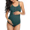 (S) Maternity Swimsuit One Piece Bathing Suit Button Neck Cross Back 1