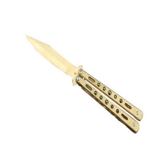 (STYLE 6) Colored Titanium Butterfly Practice Comb Training Kn