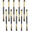 Eyeshadow Applicators 10pcs Double-ended Eyeshadow Brushes Reused Eye Shadow Sponge Applicator Long Handle Eye Make-up Tools 5