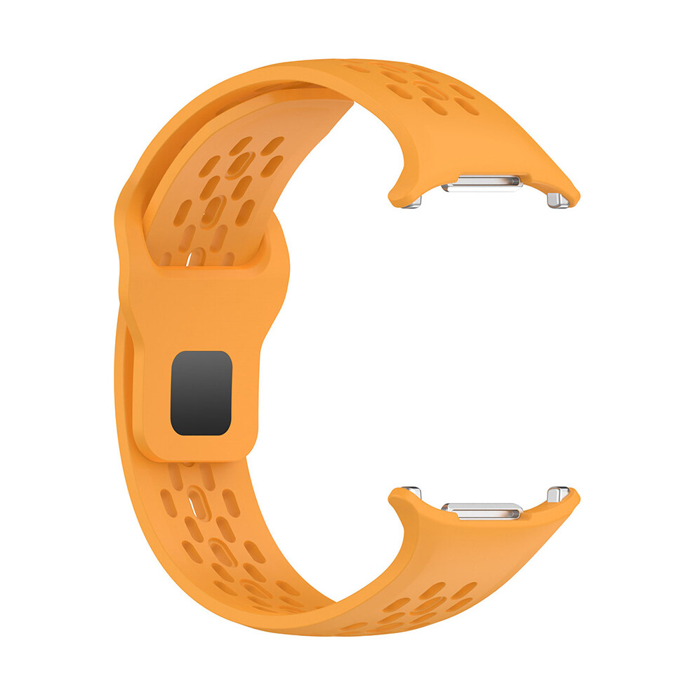 (Yellow) Watch Strap For Samsung Galaxy Watch7 Ultra 22Mm Breathable Silicone Replacement Strap For Hole Style Sports Accessories Yellow,Not,Specified 735632093839