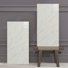 (06) 10 Pcs Peel and Stick Marble Wall Tile Blacksplash