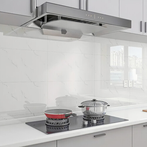 Living And Home (08) 10 Pcs Peel and Stick Marble Wall Tile Blacksplash 2