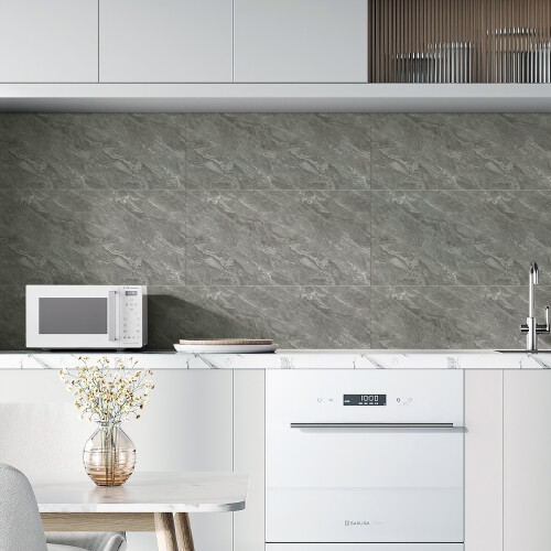 Living And Home (09) 10 Pcs Peel and Stick Marble Wall Tile Blacksplash 2