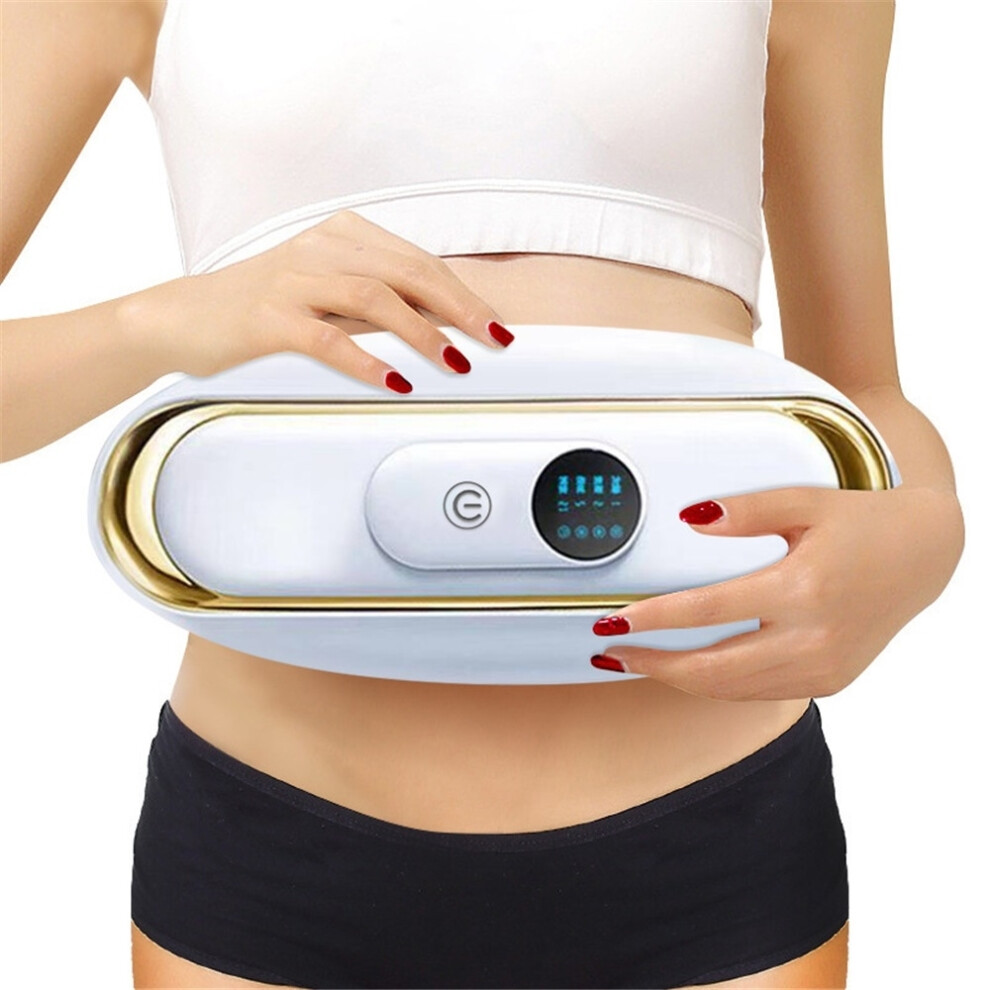(White) Fat Reduction Artifact Fat Rejection Machine Fitness Sports Equipment Stovepipe Thin Belly Thin Artifact Household Female Fat Rejection Belt