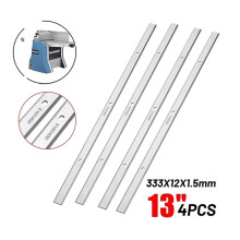 4PCS 13" 1/2'' HSS Planer Blades Repalces For DH330 DH316 Double Edge Set Ferramentas Woodworking Tools Marcenaria Plane