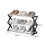 Living And Home (3 Tiers) Foldable Multi-Tier Metal Shoe Rack 7