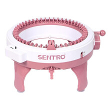 Knitting Machine Smart Weaving Loom Ro Knitting Machines Knitting Board Rotating Double Knit Loom(,48 Pins)