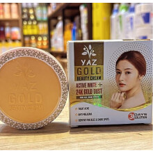 Yaz Active White+ Gold Beauty Cream with 24k Gold Dust Brighten, Revitalize, and Nourish Your Skin
