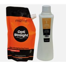 MATRIX Opti. Straightening Cream Resistant Hair & Neutralizer 500ml