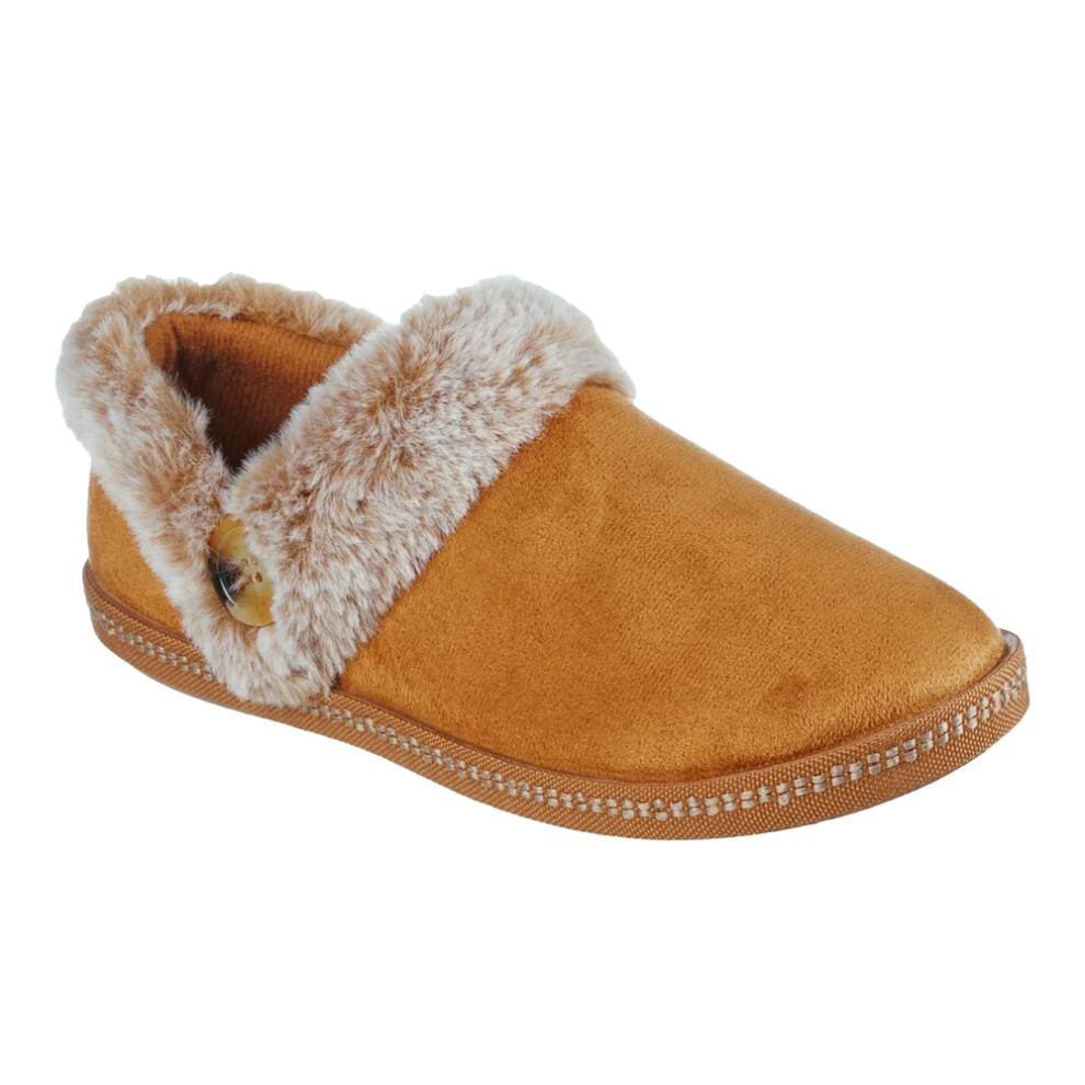 (8 UK, Chestnut) Skechers Womens/Ladies Cozy Campfire Fresh Toast Slippers