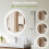(Round 60cm) Bathroom Mirror with LED Wall Mounted Mirrors 4