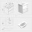 AICA 500mm Wall Hung Bathroom Vanity Units Gloss White with Ceramic Basin 5
