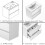 AICA 500mm Wall Hung Bathroom Vanity Units Gloss White with Ceramic Basin 6