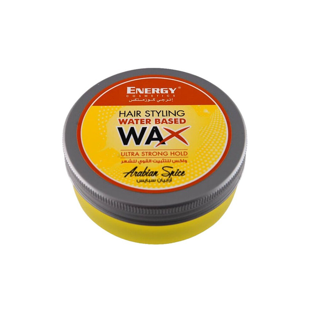 ENERGY COSMETICS Water-Based Hair Styling Wax With Ultra Strong Hold (Arabian Spice) 100ml | Long-Lasting Hold & Style Control