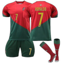 Portugal Home Football Children's Shirt No. 7 Cristiano Ronaldo 8-9years