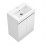 AICA (600mm) Gloss White Freestanding Bathroom Vanity Units with Basin Sink 4