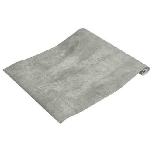 Living And Home Grey Industrial Cement PVC Wallpaper Self Adhesive 2