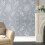 Living And Home Retro Flower Textured PVC Wallpaper Roll 2