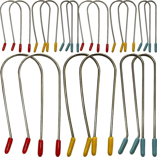 24pcs Hot Curler Clips Replacement Hot Roller Clips Rollers Securing Pin For Home Salon