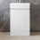 AICA (White) 500mm Floor Standing Bathroom Vanity Units with Ceramic Basin Sink High Gloss White/Grey 5