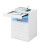 ELECWISH LED Bedside Table 3 Drawer Storage Cabinet with Charging Station White 8
