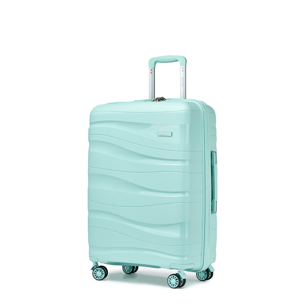 (24 inch) Mint Green 20/24/28 Hard Shell Suitcase With TSA Lock