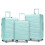 (20+24+28 inch) Mint Green 20/24/28 Hard Shell Suitcase With TSA Lock 15