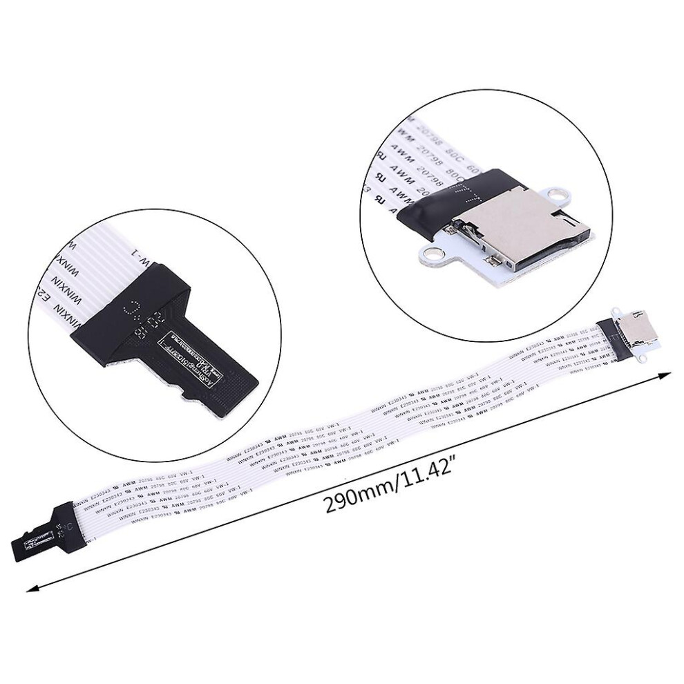 Tf Male To Micro Sd Female Extending Fpc Cable Flexible Extender Cord Linker 8994439446220