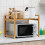 Living And Home Free Standing Kitchen Organizer Storage Shelf Spice Jars Rack 2