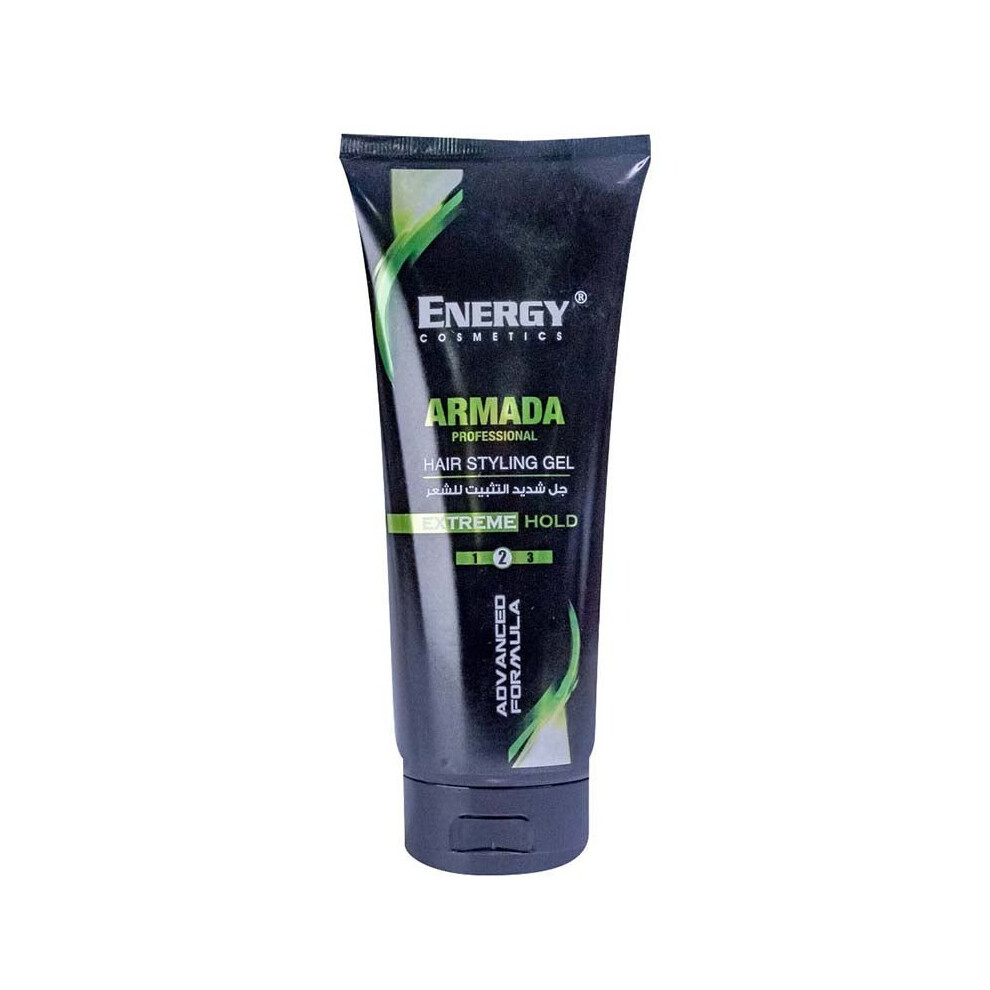 ENERGY COSMETICS Armada Professional Hair Styling Gel Extreme Hold for Long-Lasting Style & Control 200ml
