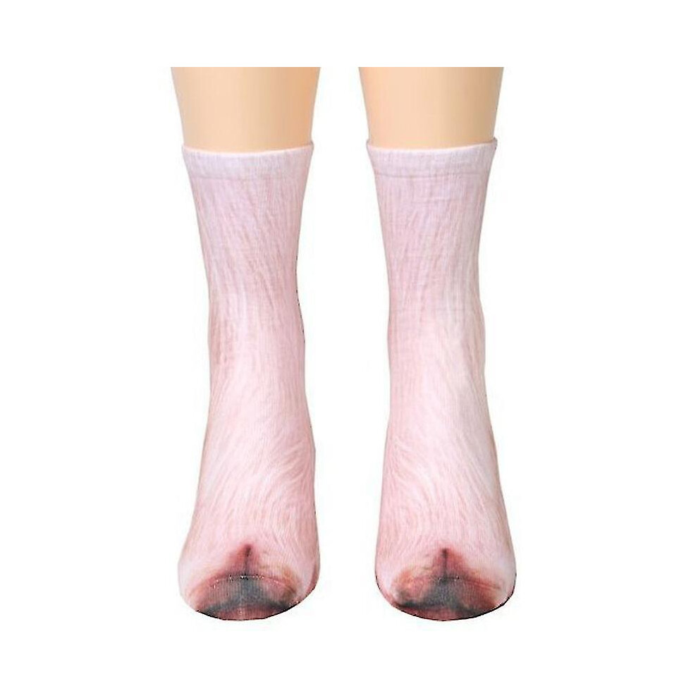 (Pig) Unisex Adults 3d Animal Paws Feet Socks Funny Novelty Stockings Gift-image-OPC-PFWMJJR-NEW