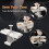 Dumpling Maker Machine Household Double Head Automatic Dumplings Maker, Quick Dumpling Ravioli Press Maker Tools With 1 Dumpling Skin Wrapper Mold Stu 5